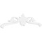 Ekena Millwork Pitch Florence Architectural Grade PVC Gable Pediment, 72"W x 18"H x 1"P (6/12) GPP072X018X100FLO - alternate 1